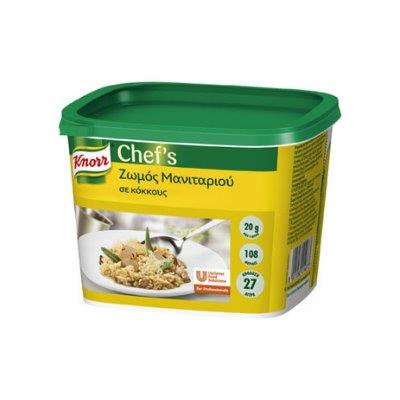 KNORR ΖΩΜΟΣ ΜΑΝΙΤΑΡΙ ΜΕ PORCINI ΣΕ ΚΟΚΚΟΥΣ